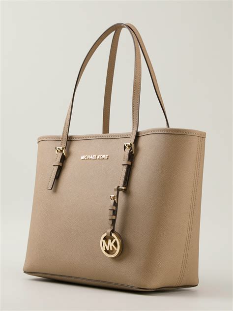 michael kors jet set tote brown thomas|Michael Kors designer tote jetset.